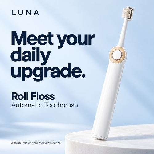 Roll Floss Automatic Toothbrush