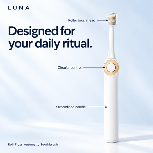 Roll Floss Automatic Toothbrush